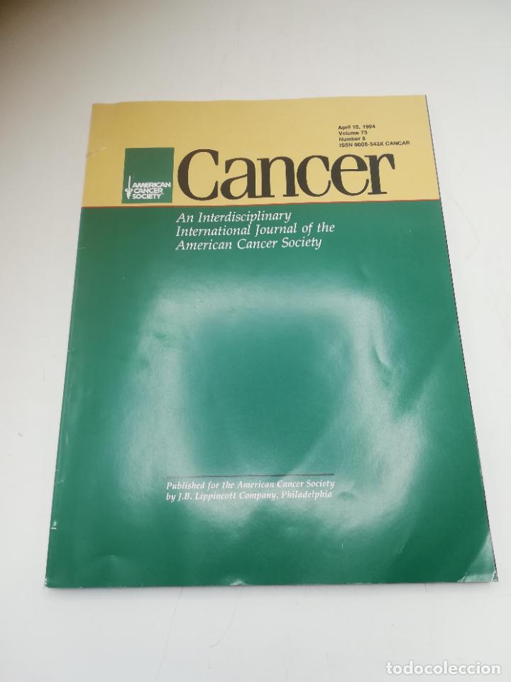 Second hand books: REVISTA MEDICINA. C&Aacute;NCER. AMERICAN CANCER SOCIETY. 15 ABRIL 1994. VOL 73. N&ordm; 8. VER SUMARIO