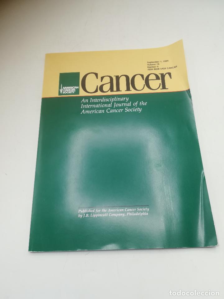 Second hand books: REVISTA MEDICINA. C&Aacute;NCER. AMERICAN CANCER SOCIETY. 1 SEPTIEMBRE 1994. VOL 74. N&ordm; 5. VER SUMARIO