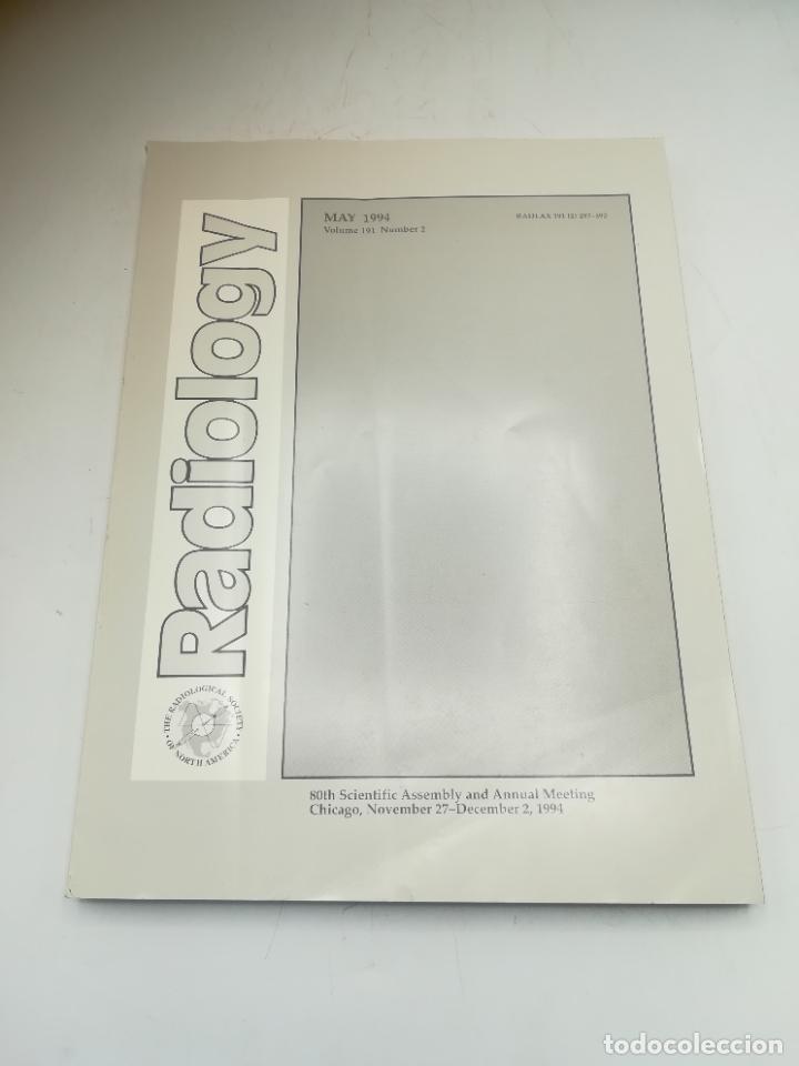 Second hand books: REVISTA MEDICINA. RADIOLOGY. MAYO 1994. N&ordm; 191. N&ordm; 2. NORTEAM&Eacute;RICA. VER SUMARIO