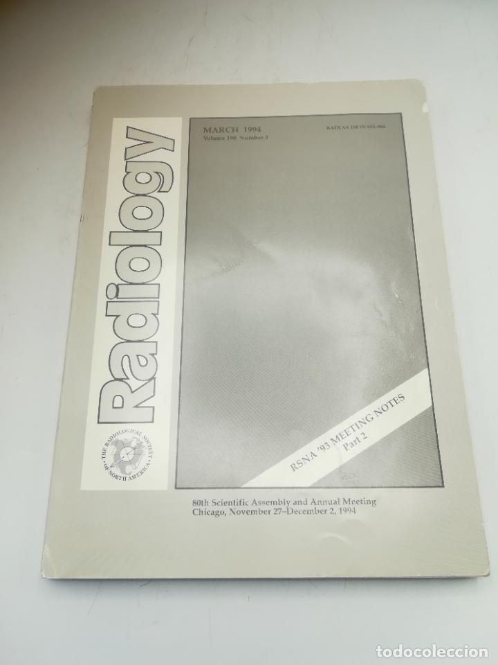 Second hand books: REVISTA MEDICINA. RADIOLOGY. MARZO 1994. N&ordm; 190. N&ordm; 3. NORTEAM&Eacute;RICA. VER SUMARIO