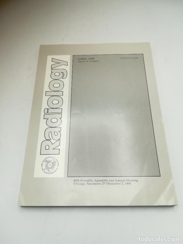 Second hand books: REVISTA MEDICINA. RADIOLOGY. ABRIL 1994. N&ordm; 191. N&ordm; 1. NORTEAM&Eacute;RICA. VER SUMARIO