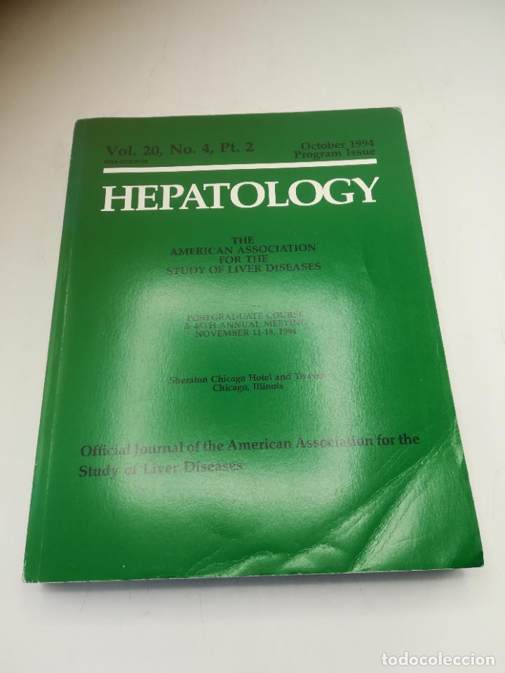Second hand books: REVISTA MEDICINA. HEPATOLOGY. VOL.20 N&ordm; 4. PTA.2. OCTUBRE 1994 PROGRAMA. VER SUMARIO