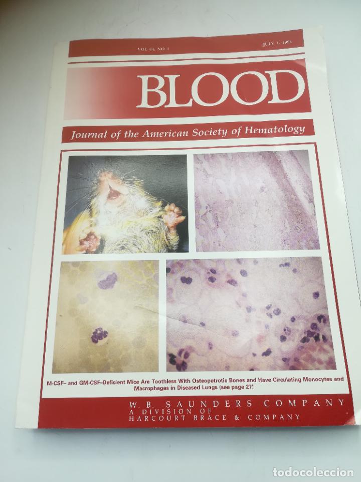 Second hand books: REVISTA MEDICINA. BLOOD. VOL.84. N&ordm; 1. JULIO 1994. JOURNAL OF THE AMERICAN SOCIETY OF HEMATOLOGY.