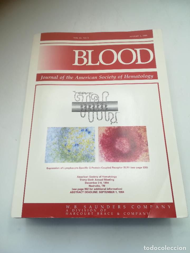 Second hand books: REVISTA MEDICINA. BLOOD. VOL.84. N&ordm; 3. AGOSTO 1994. JOURNAL OF THE AMERICAN SOCIETY OF HEMATOLOGY.
