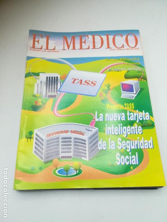 Libri di seconda mano: REVISTA EL MEDICO. PROFESI&Oacute;N Y HUMANIDADES. 15-21 FEBRERO 1997. N&ordm; 628. NUEVA TARJETA INTELIGENTE