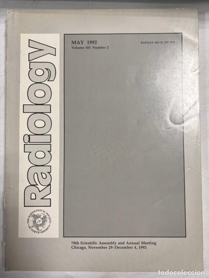 Gebrauchte B&uuml;cher: REVISTA MEDICINA. RADIOLOGY. MAYO 1992. VOLUMEN 183. N&ordm; 2. NORTEAM&Eacute;RICA. VER SUMARIO