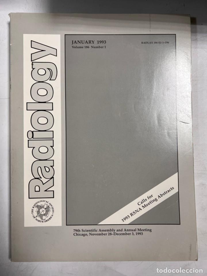 Gebrauchte B&uuml;cher: REVISTA MEDICINA. RADIOLOGY. ENERO 1993. VOLUMEN 186. N&ordm; 1. NORTEAM&Eacute;RICA. VER SUMARIO