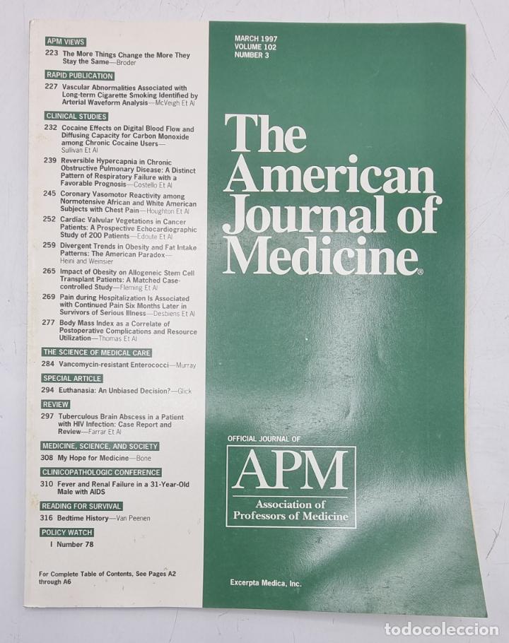 Gebrauchte B&uuml;cher: REVISTA MEDICA. THE AMERICAN JOURNAL OF MEDICINE. MARCH 1997. VOLUME 102 N&ordm; 3. VER SUMARIO.