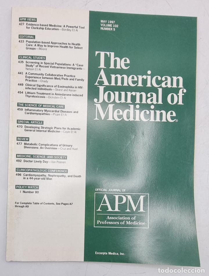 Gebrauchte B&uuml;cher: REVISTA MEDICA. THE AMERICAN JOURNAL OF MEDICINE. JANUARY 1996. VOLUME 100 N&ordm; 1. VER SUMARIO.