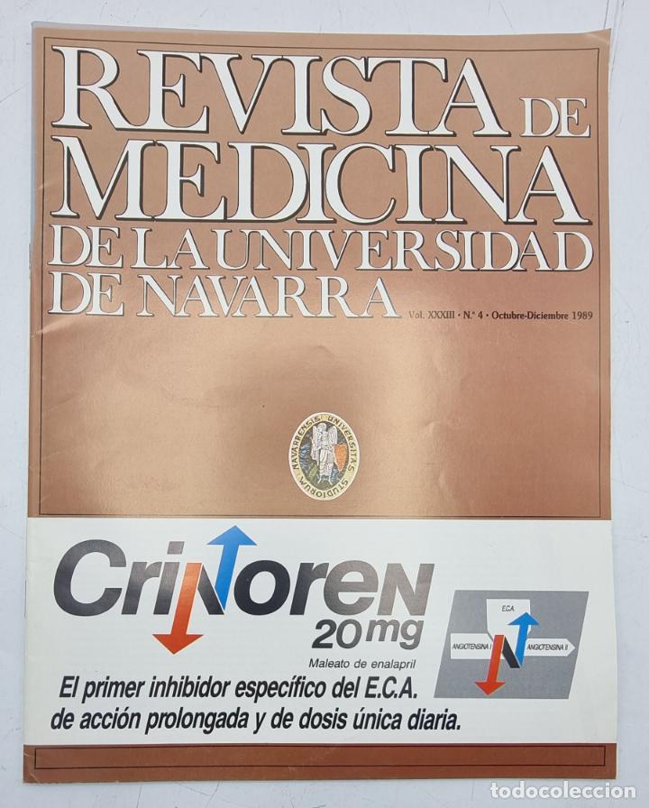 Gebrauchte B&uuml;cher: REVISTA DE MEDICINA DE LA UNIVERSIDAD DE NAVARRA. VOL, XXXIII. N&ordm;, 4. OCTUBRE, 1989. VER SUMARIO.