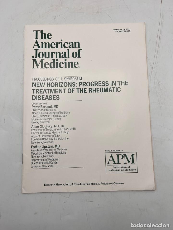 Second hand books: REVISTA MEDICA. THE AMERICAN JOURNAL OF MEDICINE. FEBRUARY 1996. VOLUME 100 - 2A. VER SUMARIO.