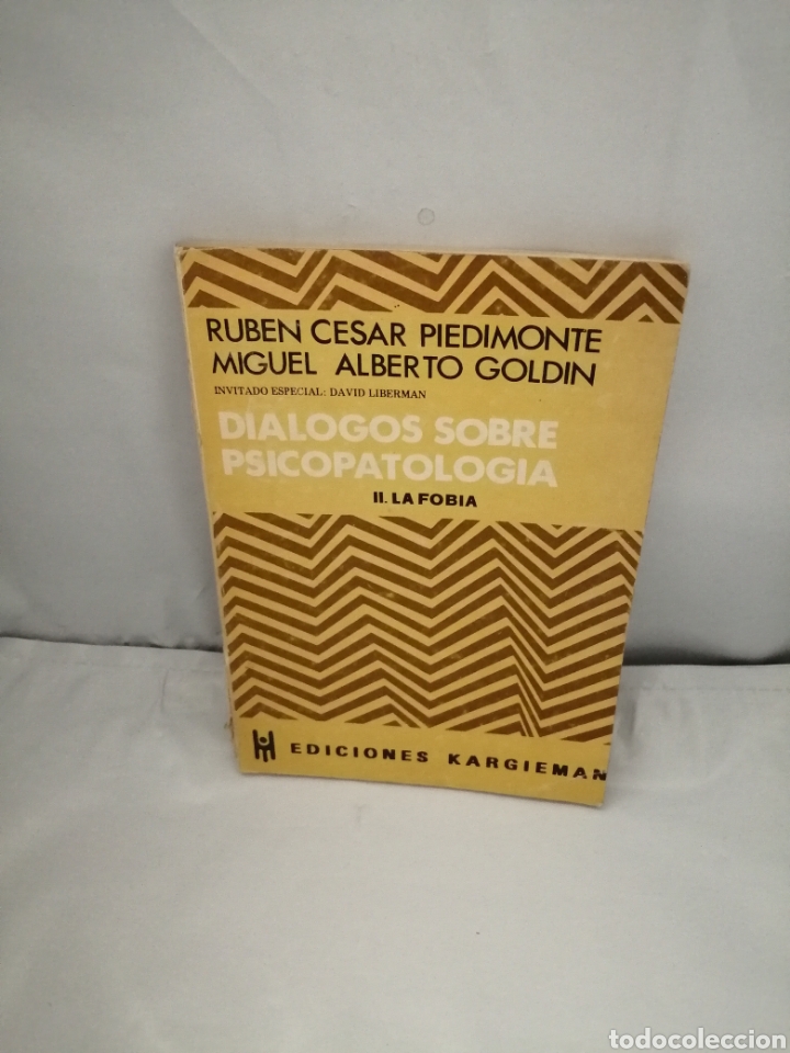 Libri di seconda mano: DI&Aacute;LOGOS SOBRE PSICOPATOLOG&Iacute;A. II. LA FOBIA