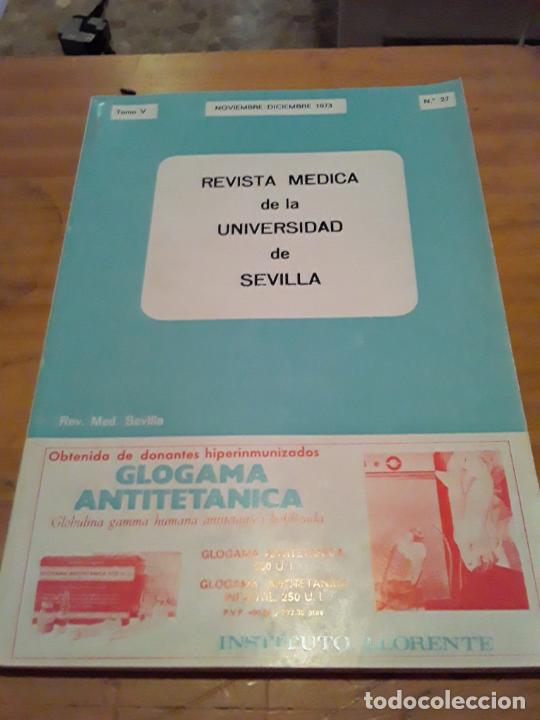 Libri di seconda mano: REVISTA MEDICA DE LA UNIVERSIDAD DE SEVILLA.TOMO V.NOV-DIC.1973.NUM.27.
