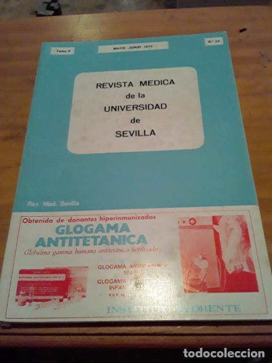 Libri di seconda mano: REVISTA MEDICA DE LA UNIVERSIDAD DE SEVILLA.TOMO V.MAYO-JUNIO.1973.NUM.24..