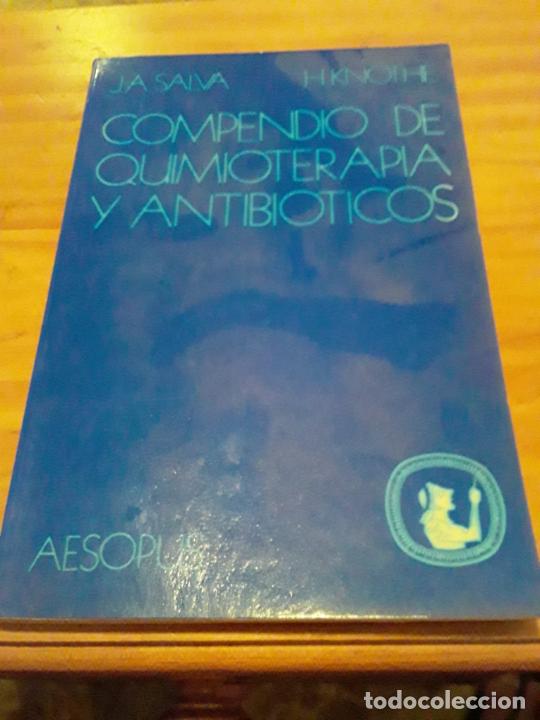 Libri di seconda mano: COMPENDIO DE QUIMIOTERAPIA Y ANTIBIOTICOS.JOSE A.SALVA, HANS KNOTHE.EDIT.H.M.B,S.A.1976,175 PAGINAS.