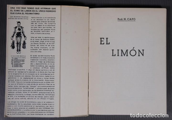 Libros de segunda mano: El limon - N.Capo - Romargraf 1969 - Foto 3