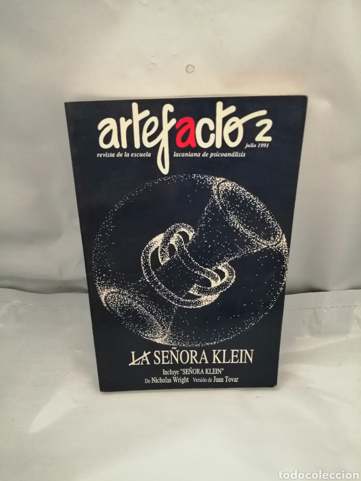 Libri di seconda mano: ARTEFACTO 2. REVISTA DE LA ESCUELA LACANIANA DE PSICOAN&Aacute;LISIS, NUM. 2, JULIO 1991: LA SE&Ntilde;ORA KLEIN