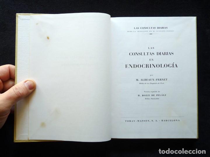 Libros de segunda mano: COLECCIÓN LAS CONSULTAS DIARIAS. 19 TOMOS. MEDICINA. TORAY-MASSON, 1964-67 - Foto 9 - 303013108