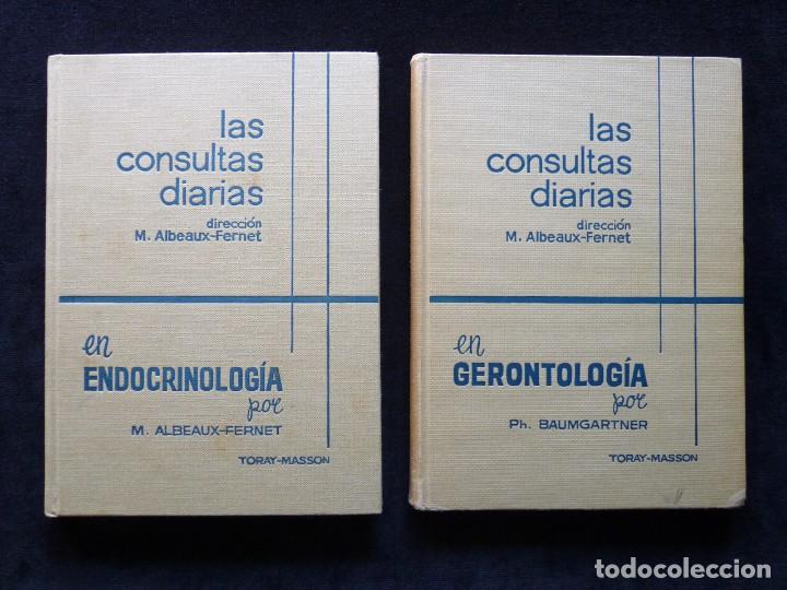 Libros de segunda mano: COLECCIÓN LAS CONSULTAS DIARIAS. 19 TOMOS. MEDICINA. TORAY-MASSON, 1964-67 - Foto 12 - 303013108