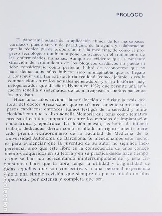Libros de segunda mano: LIBRO-MARCAPASOS CARDÍACOS--PEDRO AYESA CANO-EDITORIAL JIMS-1978-COLECCIONISTAS - Foto 12 - 303054078