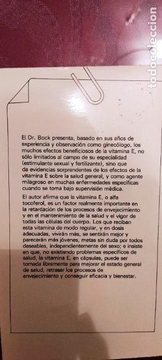 Libros de segunda mano: La Vitamina E - Foto 2