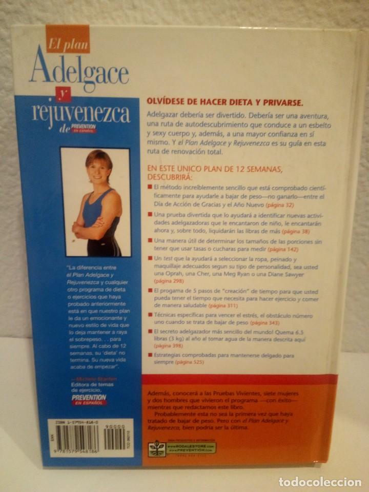 Libros de segunda mano: LIBRO EL PLAN, ADELGACE Y REJUVENEZCA - DE PREVENTION - 2003 - 577 p&aacute;g. - Foto 2