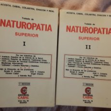 Libros de segunda mano: TRATADO DE NATUROPATIA SUPERIOR (2 VOL.), DE VVAA. EDITORIAL CABAL. Lote 308431948