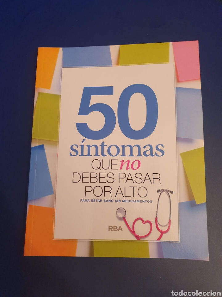 Libros de segunda mano: 50 S&Iacute;NTOMAS QUE NO DEBES PASAR POR ALTO PARA ESTAR SANO SIN MEDICAMENTOS RBA A&Ntilde;O 2012