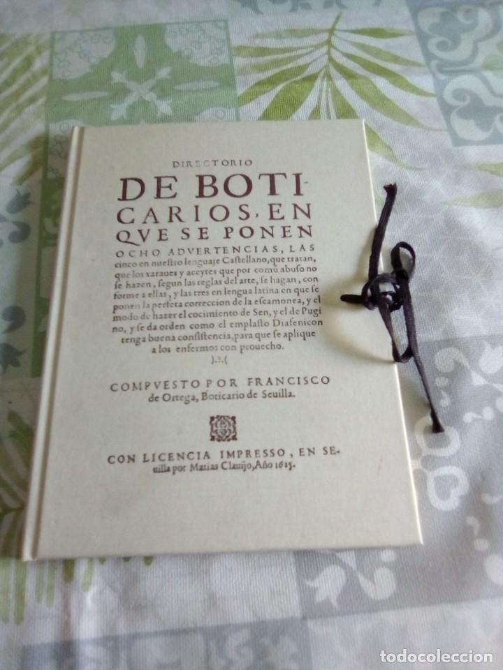 Libros de segunda mano: DIRECTORIO DE BOTICARIOS, FRANCISCO DE ORTEGA - Foto 1