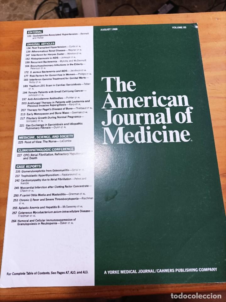 Libri di seconda mano: REVISTA MEDICA.THE AMERICAN JOURNAL OF MEDICINE,AUGUST 1988,V.85,N.2,VER &Iacute;NDICE.