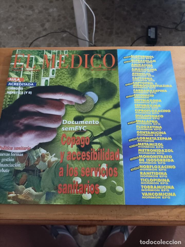 Libri di seconda mano: REVISTA EL M&Eacute;DICO.PROFESION Y HUMANIDADES, 26-1 JUNIO, 2001,NUM.792,VER &Iacute;NDICE.