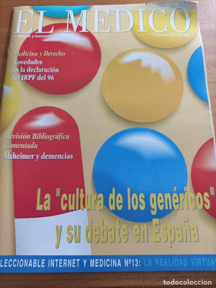 Libri di seconda mano: REVISTA EL M&Eacute;DICO.PROFESION Y HUMANIDADES, 7-13 JUNIO, 1997,NUM.643,VER &Iacute;NDICE.