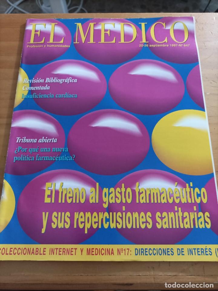 Libri di seconda mano: REVISTA EL M&Eacute;DICO.PROFESION Y HUMANIDADES, 20-26 SEPTIEMBRE, 1997,NUM.647,VER &Iacute;NDICE.
