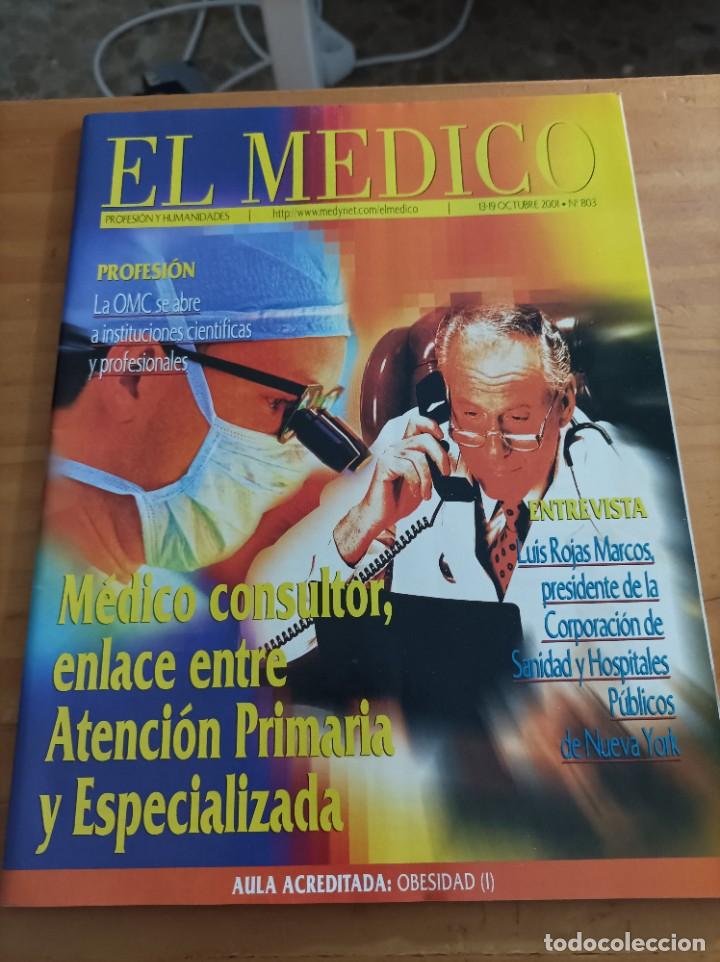 Libri di seconda mano: REVISTA EL M&Eacute;DICO.PROFESION Y HUMANIDADES,13-19 OCTUBRE, 2001,NUM.803,VER &Iacute;NDICE.