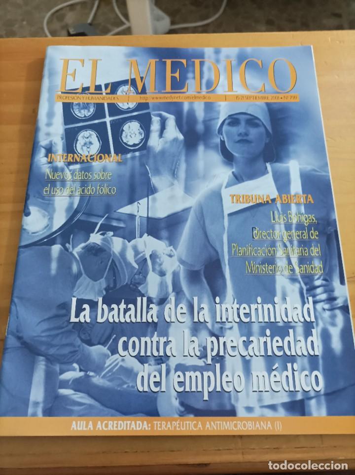 Libri di seconda mano: REVISTA EL M&Eacute;DICO.PROFESION Y HUMANIDADES, 15-21 SEPTIEMBRE, 2001,NUM.799,VER &Iacute;NDICE.