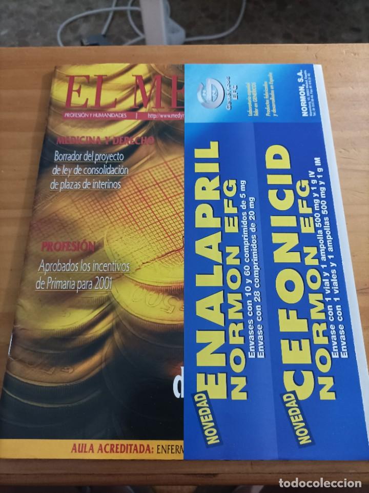 Libri di seconda mano: REVISTA EL M&Eacute;DICO.PROFESION Y HUMANIDADES, 8-14 SEPTIEMBRE 2001,NUM.798,VER &Iacute;NDICE.