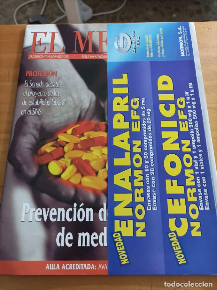 Libri di seconda mano: REVISTA EL M&Eacute;DICO.PROFESION Y HUMANIDADES,17-23 NOVIEMBRE, 2001,NUM.808,VER &Iacute;NDICE.