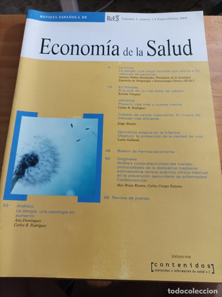 Gebrauchte B&uuml;cher: REVISTA ESPA&Ntilde;OLA DE ECONOMIA DE LA SALUD.VOL.3,NUM.1,ENERO-FEBRERO 2004.VER &Iacute;NDICE