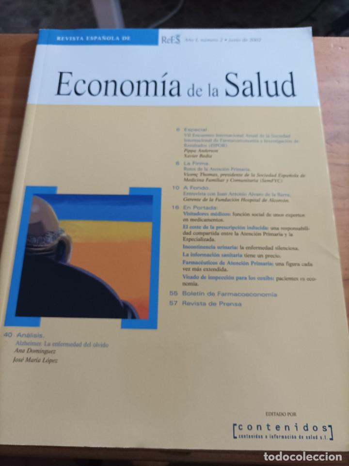 Gebrauchte B&uuml;cher: REVISTA ESPA&Ntilde;OLA DE ECONOMIA DE LA SALUD.A&Ntilde;O I,NUM.2,JUNIO 2002.VER &Iacute;NDICE