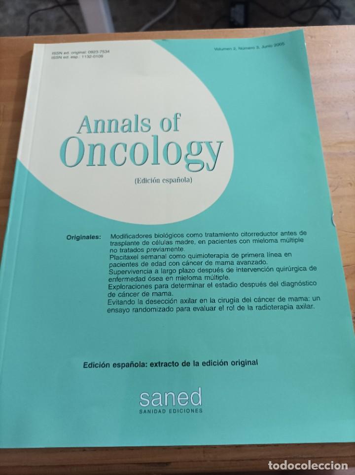 Libri di seconda mano: REVISTA MEDICA ANNALS OF ONCOLOGY.VOL.2.NUM.3,JUNIO 2005.