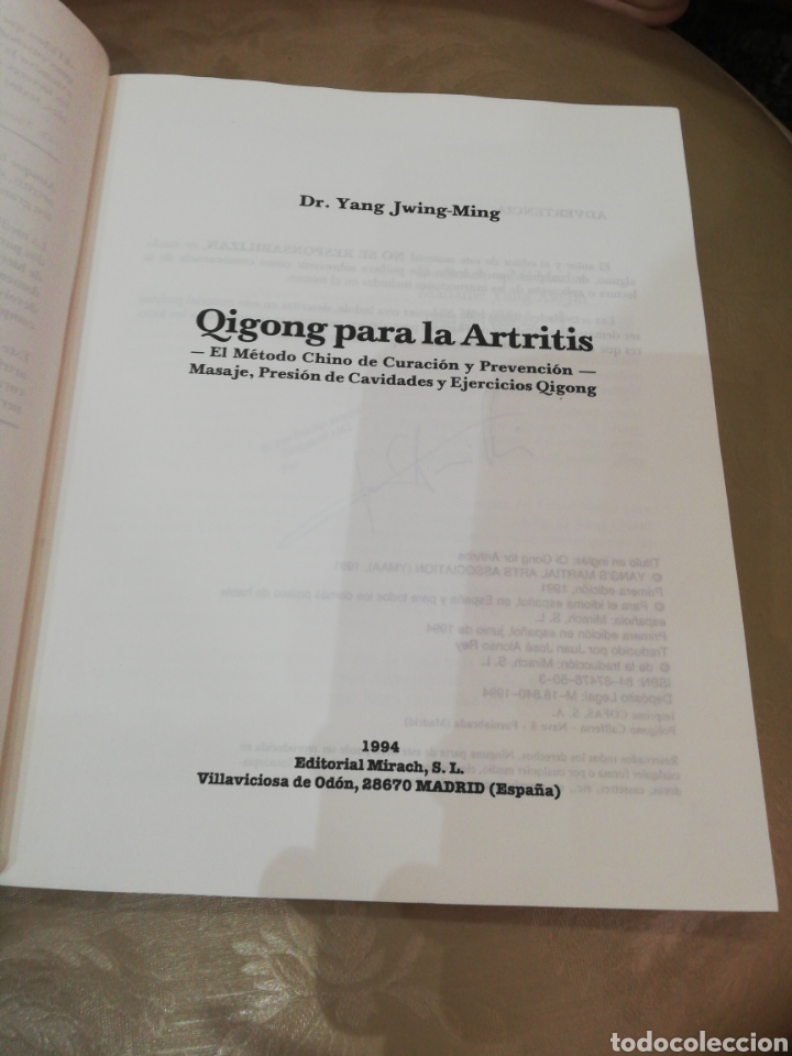 Libros de segunda mano: Libro Qigong para la artritis - Foto 3