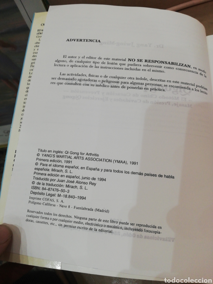 Libros de segunda mano: Libro Qigong para la artritis - Foto 5