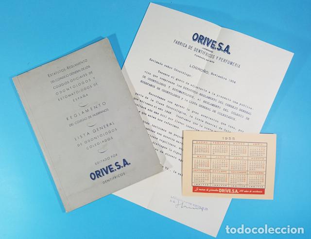 Libri di seconda mano: ESTATUTO COLEGIOS OFICIALES, LISTA Y COLEGIO HUERFANOS ODONTOLOGOS, ORIVE LICOR DEL POLO 1954 140PAG