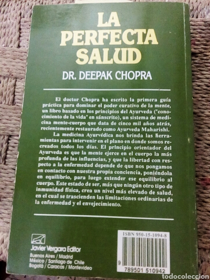 Libros de segunda mano: La perfecta SALUD/ dr Chopra - Foto 2