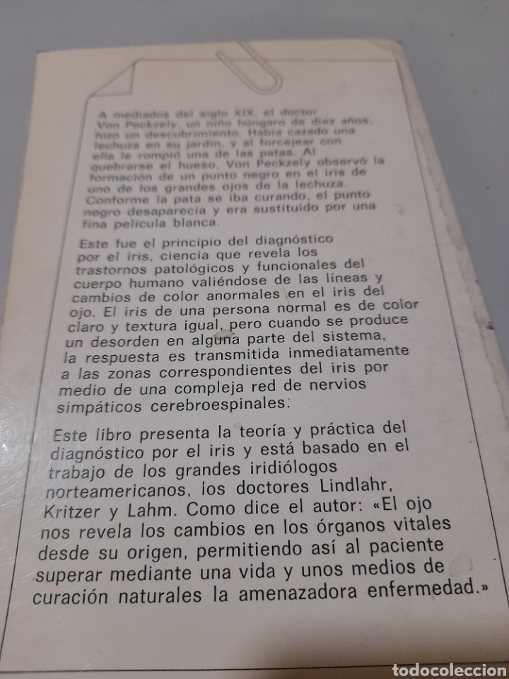 Libros de segunda mano: Diagn&oacute;stico por el iris - Foto 4