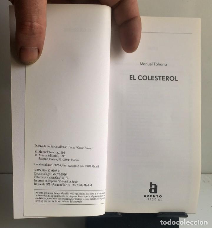 Libros de segunda mano: EL COLESTEROL. Manuel Toharia - Foto 3