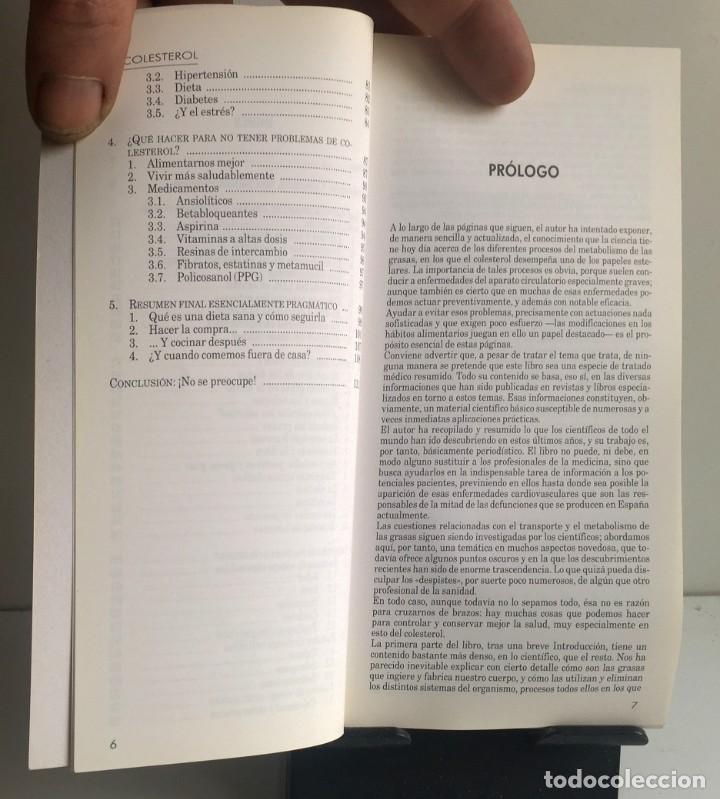 Libros de segunda mano: EL COLESTEROL. Manuel Toharia - Foto 5