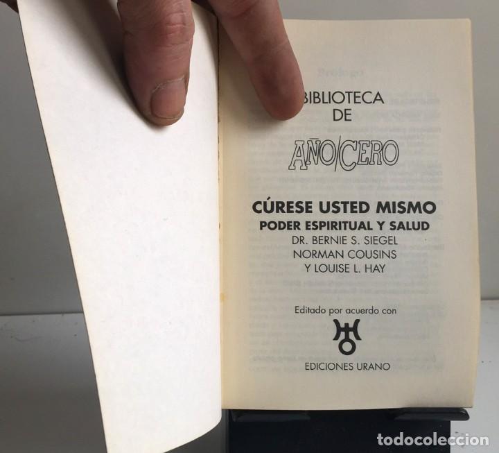 Libros de segunda mano: C&Uacute;RESE USTED MISMO. Poder espiritual y salud - Foto 3