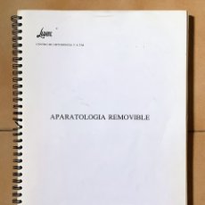 Libros de segunda mano: 1 MANUAL PARA ORTODONCIA DE APARATOLOGIA REMOVIBLE