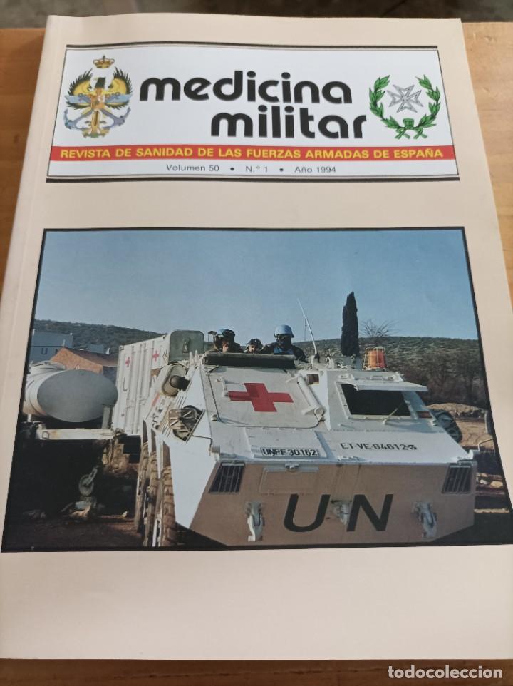 Libros de segunda mano: MEDICINA MILITAR.REVISTA DE SANIDAD DE LAS FUERZAS ARMADAS DE ESPA&Ntilde;A,VOL.50,N.1,A&Ntilde;O 1994.VER INDICE.